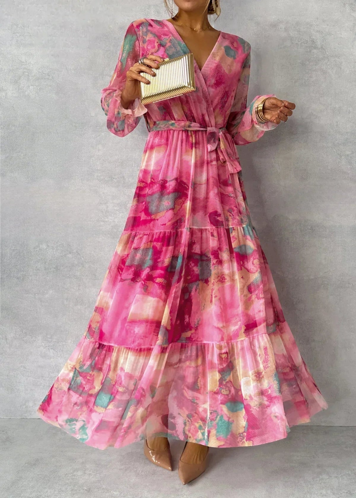 Stella | Floral Wrap Dress
