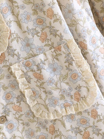 Cottage Style Floral Pajama Set