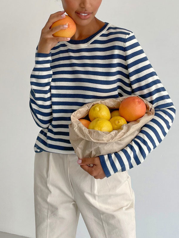 Basic Striped Sweater