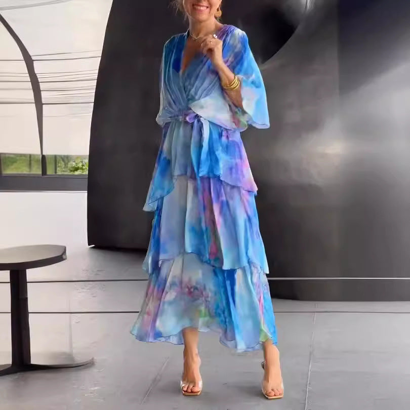 Stella | Floral Midi Dress