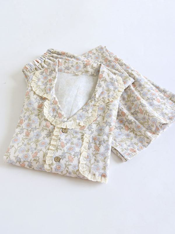 Cottage Style Floral Pajama Set