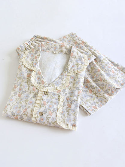 Cottage Style Floral Pajama Set