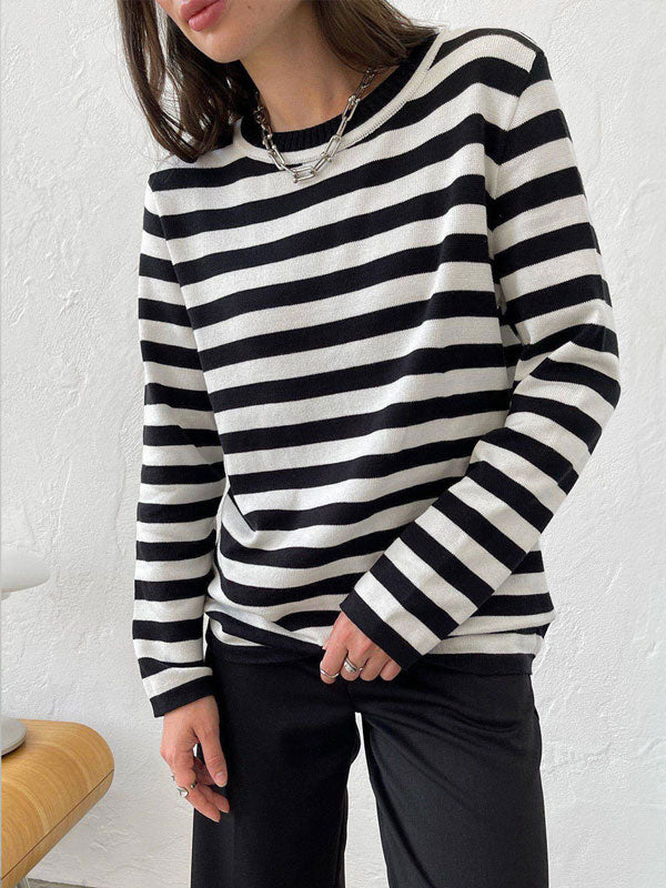Basic Striped Sweater