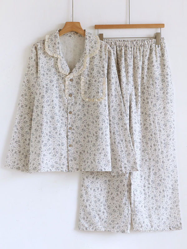 Cottage Style Floral Pajama Set