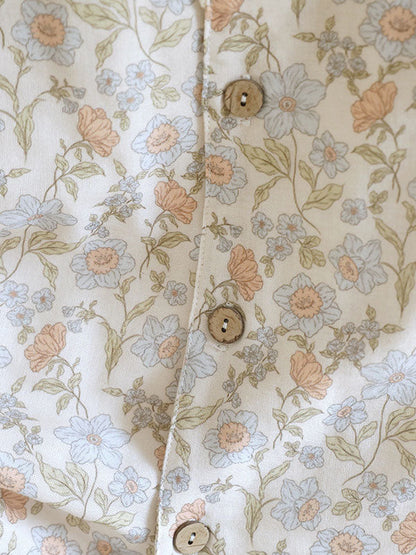 Cottage Style Floral Pajama Set