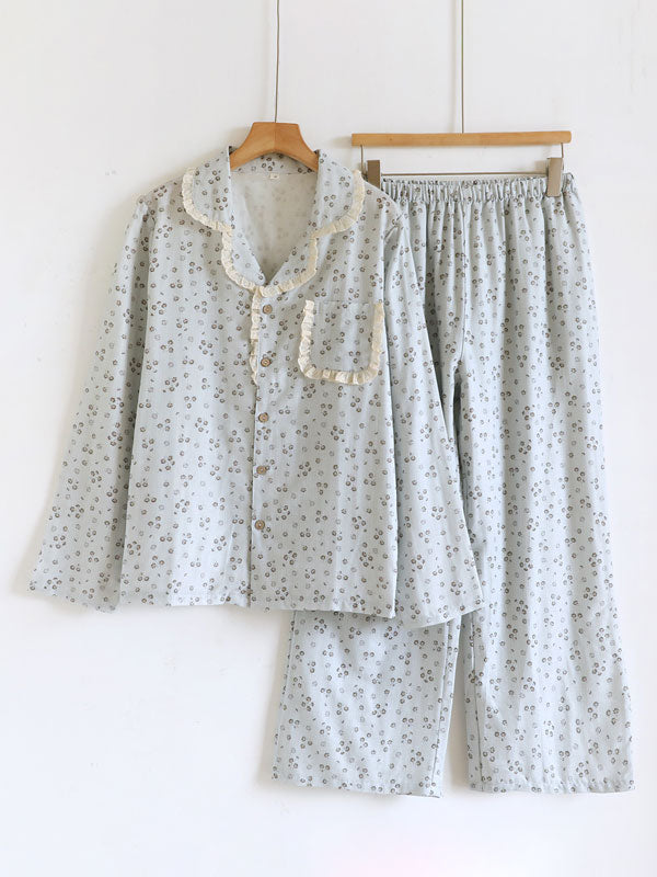 Cottage Style Floral Pajama Set