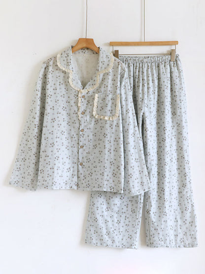 Cottage Style Floral Pajama Set