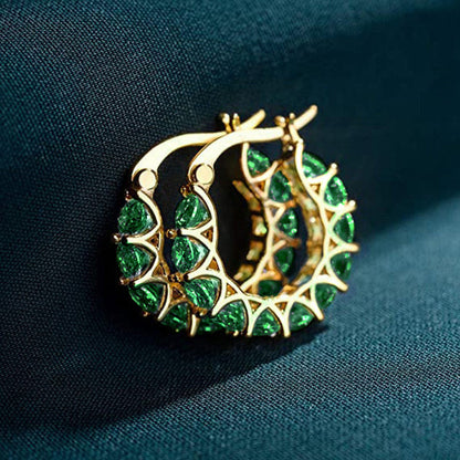 Elene Marlowe Hoop Earrings | Gold
