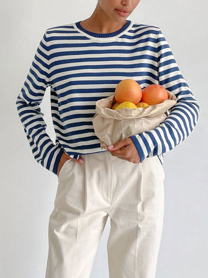 Basic Striped Sweater