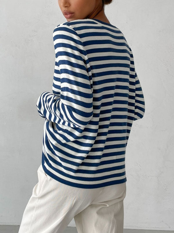 Basic Striped Sweater