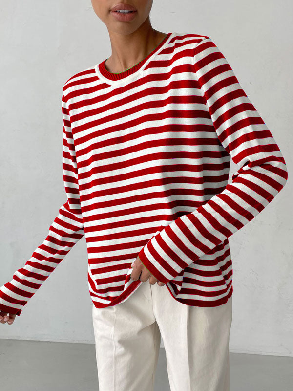 Basic Striped Sweater