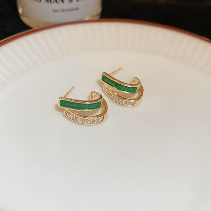 Cloé Feuillage Earrings | Gold