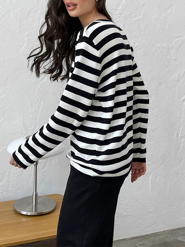 Basic Striped Sweater