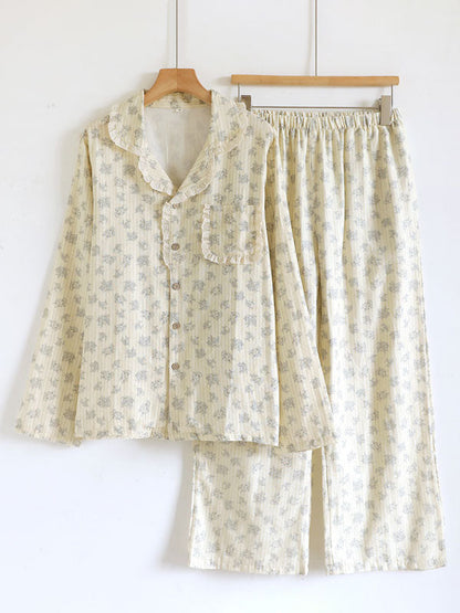 Cottage Style Floral Pajama Set