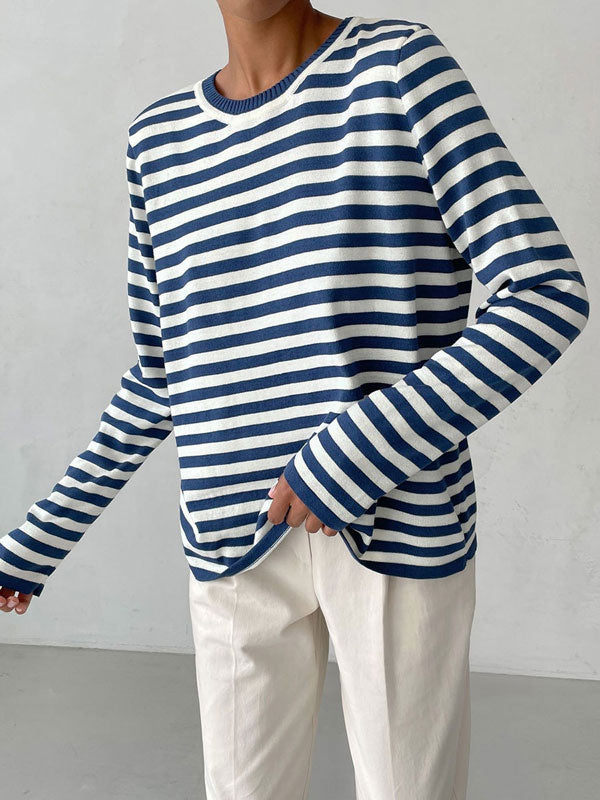 Basic Striped Sweater