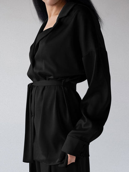 Satin Two Piece Lounge Set