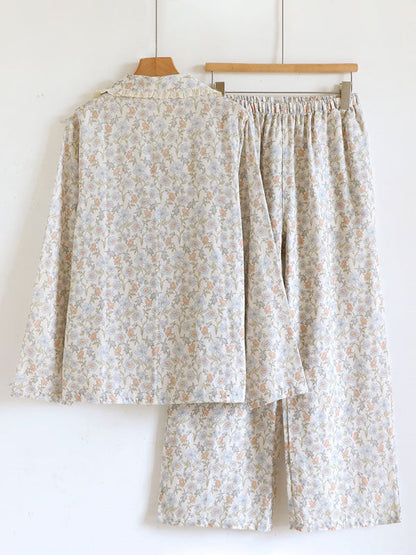 Cottage Style Floral Pajama Set