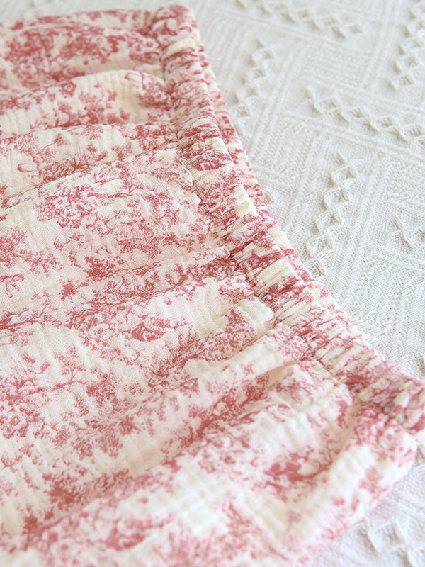 Petal Whisper Lace Short Sleeve Pajama Set