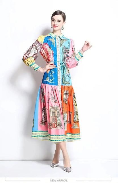 Midi Long Sleeve Dress