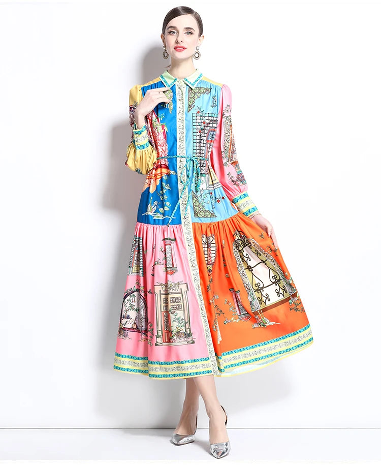 Midi Long Sleeve Dress