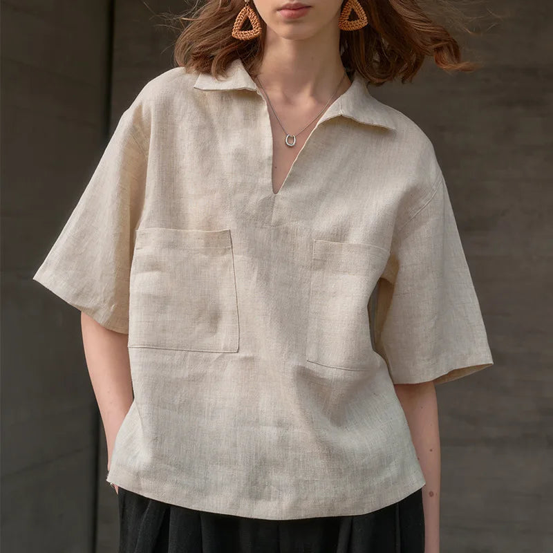 Myla | Linen Blouse