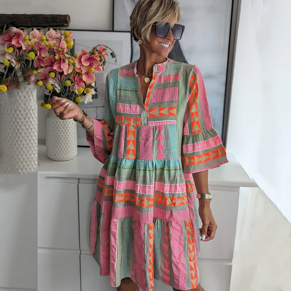 Ava | V-Neck Dress
