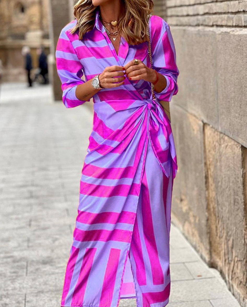 Stella | Printed Wrap Dress