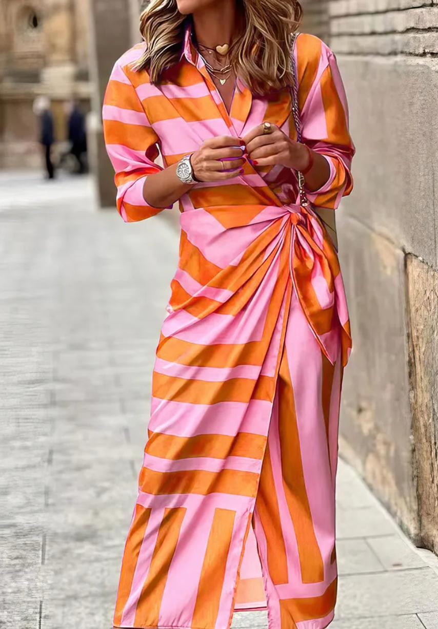 Stella | Printed Wrap Dress