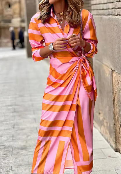 Stella | Printed Wrap Dress