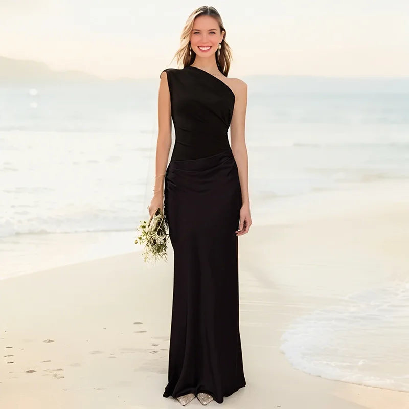 Sophia | Satin Maxi Dress