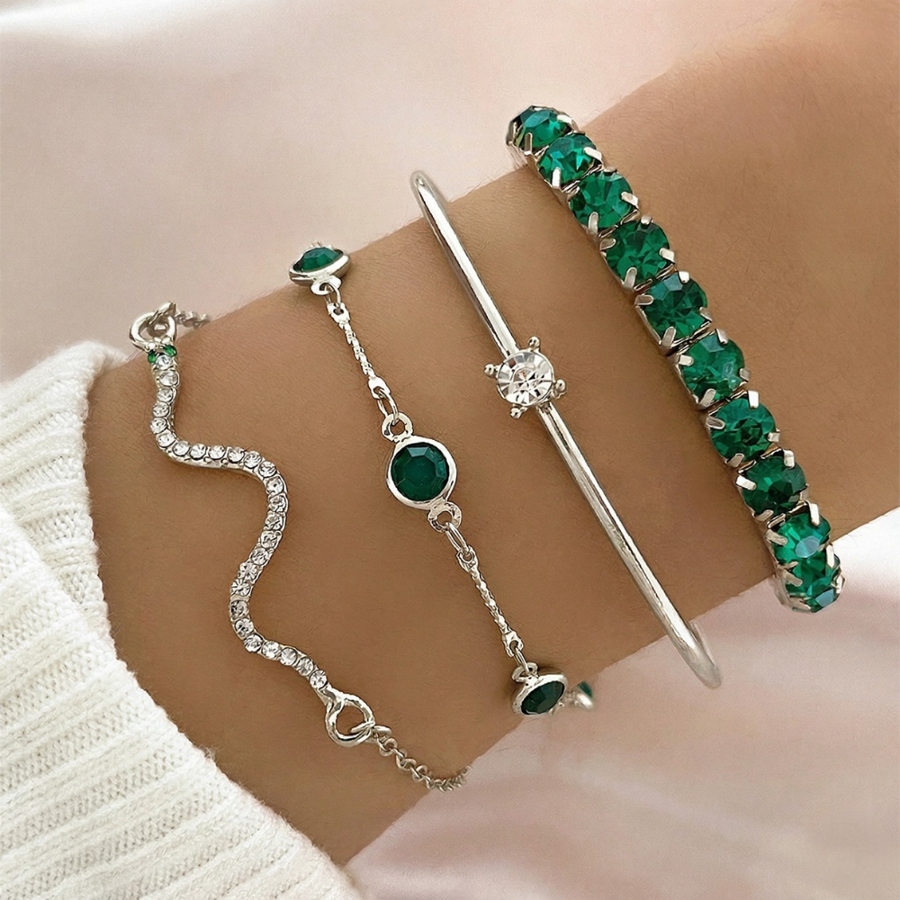Soreena Feldwyn Bracelet Set | White Gold
