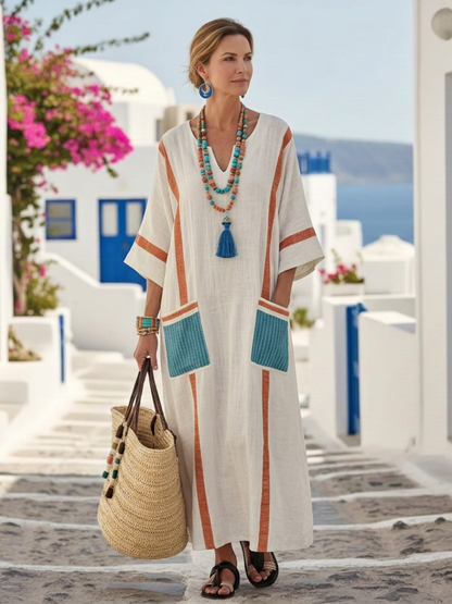 Noemi | V-Neck Maxi Dress