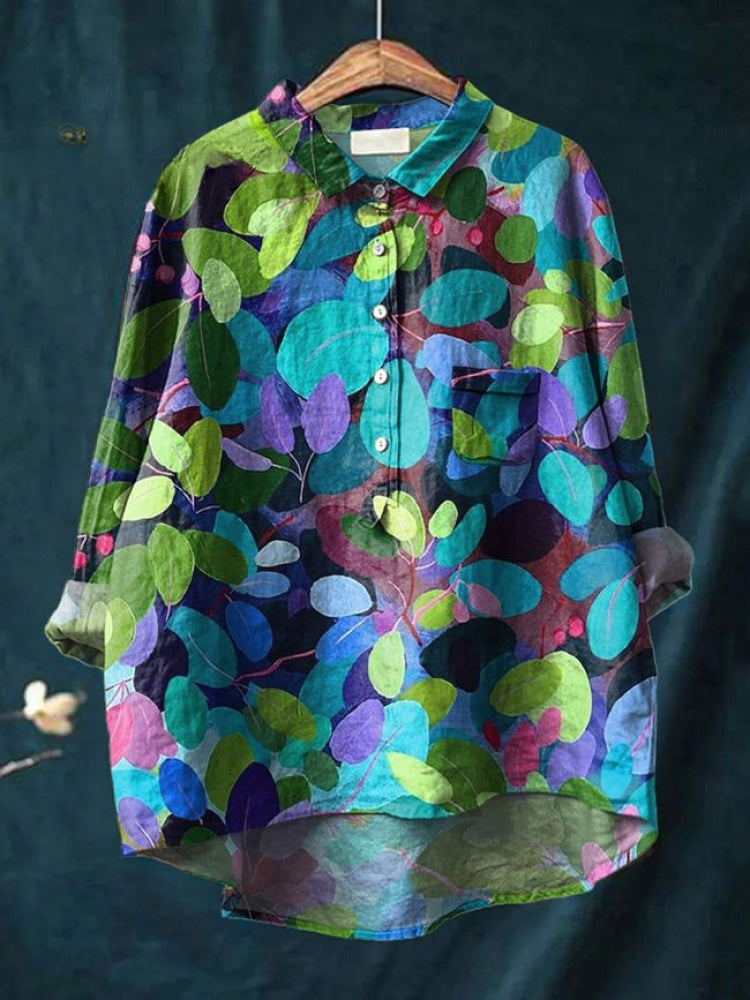 Lina | Vibrant Floral Embroidery Top