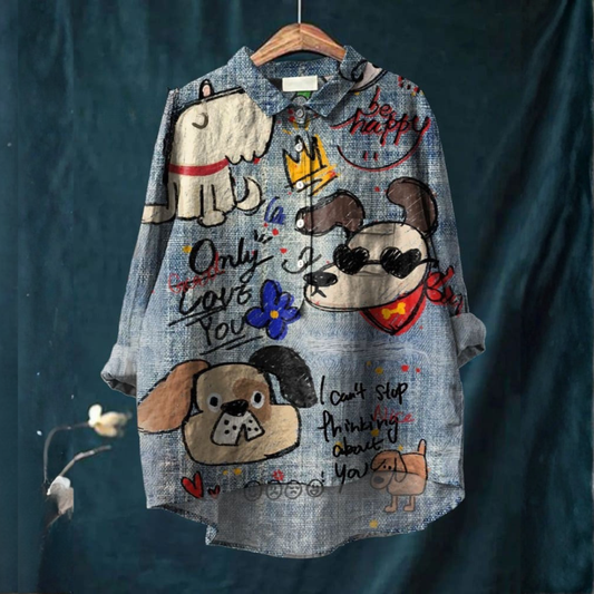 Mia | Cute Dog Doodle Tee