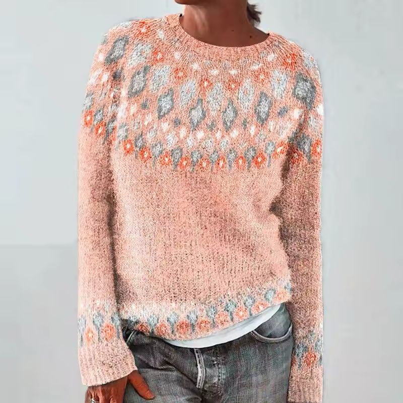 Olivia – Cozy Sweater Featuring Timeless Woven Design