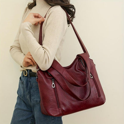 Vintage-Inspired Document Handbag
