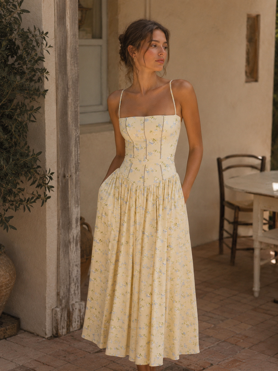Floral Midi Dress
