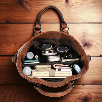 Charlotte Vintage Tote Bag | Timeless Elegance