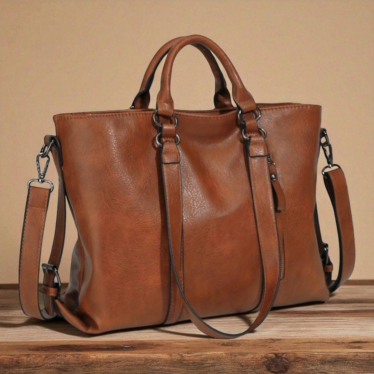 Charlotte Vintage Tote Bag | Timeless Elegance