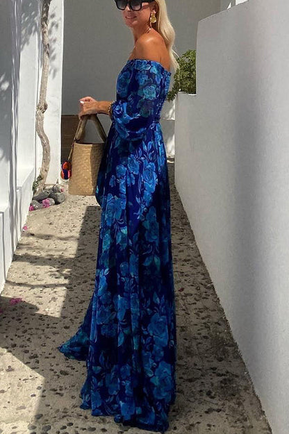 Francesca | Floral Printed Maxi Dress