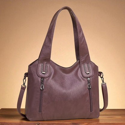 Vintage-Inspired Document Handbag