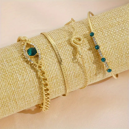 Serpentina Veyra Bracelet Set | Gold