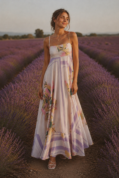 Printed Maxi Dress