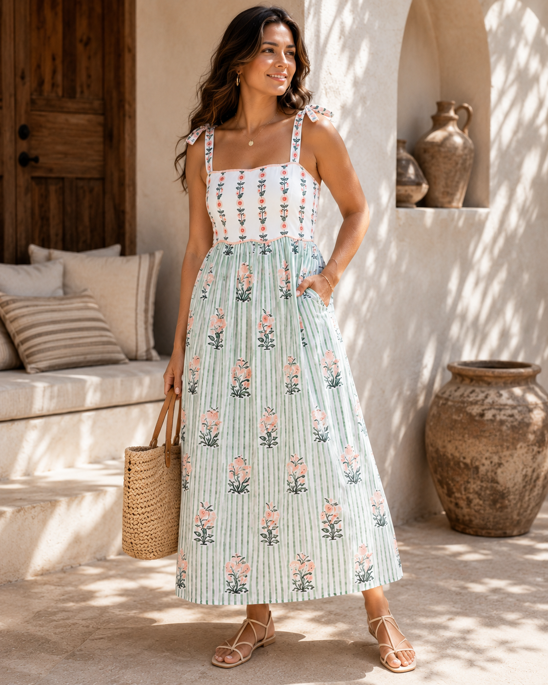 Floral Boho Maxi Dress