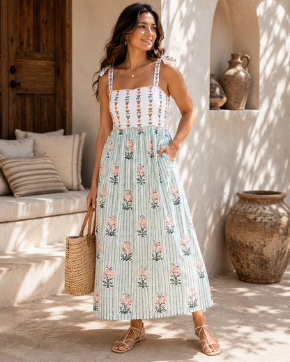Floral Boho Maxi Dress