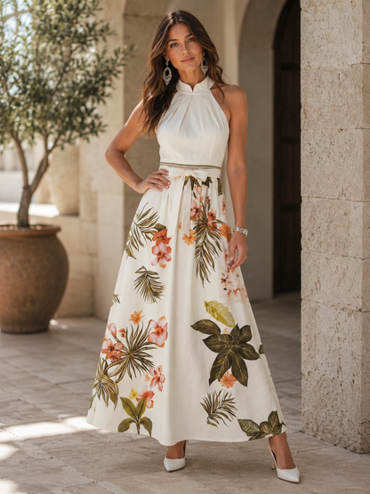 Wiese | Halter Maxi Dress